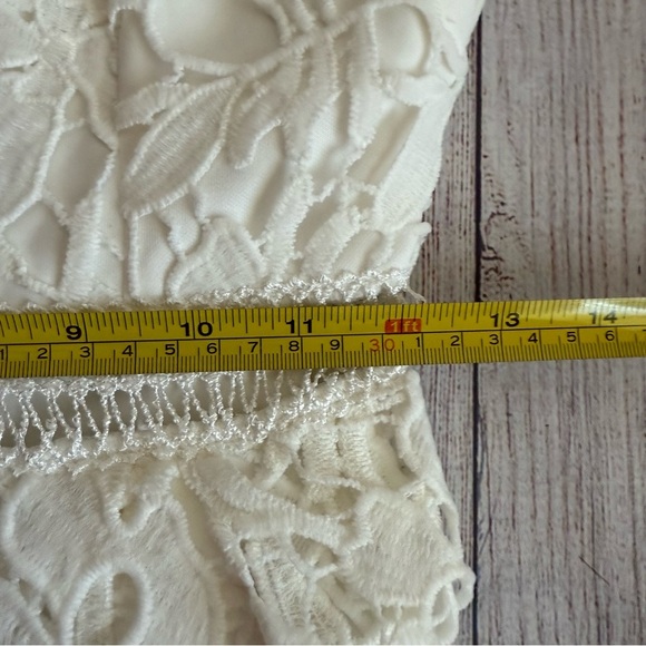 LULUS Ivory Lace Midi Dress XS - Picture 8 of 10